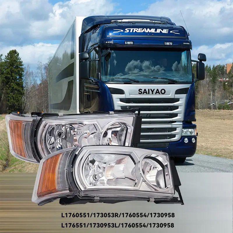 Compatible Front Headlight & Turn Signal Assembly for G440, R400, G450 Scania Trucks Left
