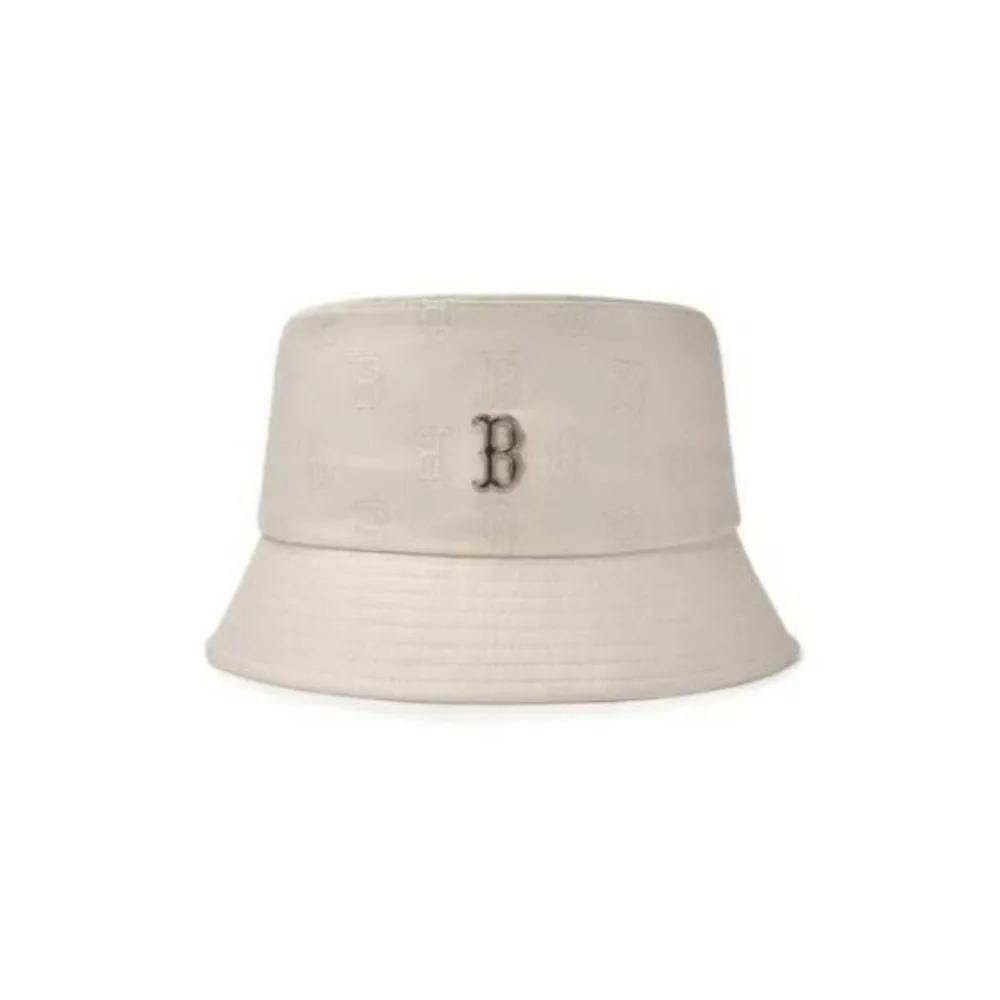 [MLB] Cap JQT 3AHTM014N-43CRD Classic Monogram Tone-Tone 3D Embossed Jacquard Bucket Hat 57