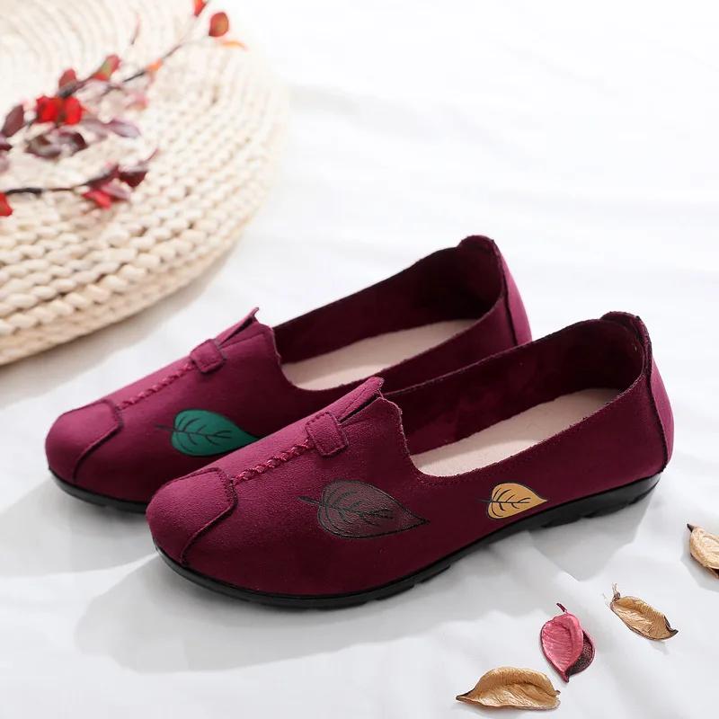 Women's Printed Shoe Upper Fishing Shoes Canvas Flat Mesh Breathable Comfortable Fashionable and Casual Board Shoes