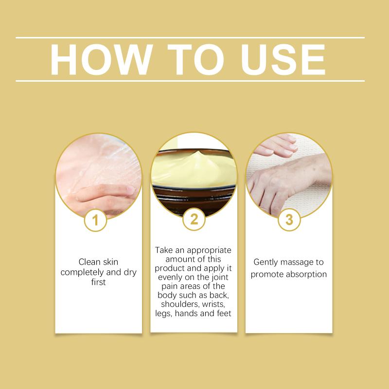Bee Venom Joint Pain Relief Cream Soothes Stiffness Inflammation Improves Mobility Repairs Tissue For Back Shoulders Wrists Legs