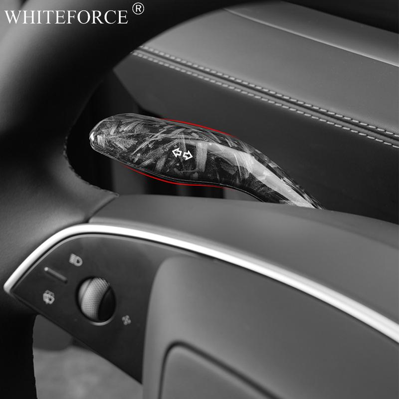 For Tesla Model Y Juniper 2025 Car Gear Shift Cover Steering Wheel Lever Protection Steering Wheel Gear Shifter Protector Cover
