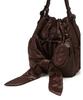 Athe Vanessabruno [Ruban] Brown Dupeskin Ribbon Backpack And Shoulder Bag S Aaba6E917W2