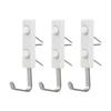 LEC Leak Triple Pin Hook 3 Pieces Load Capacity 3kg