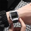 6216 Electronic Watches for Man Fashion Alarm Clock Students Square Dial Multifunction Waterproof Calendar Sports Watch