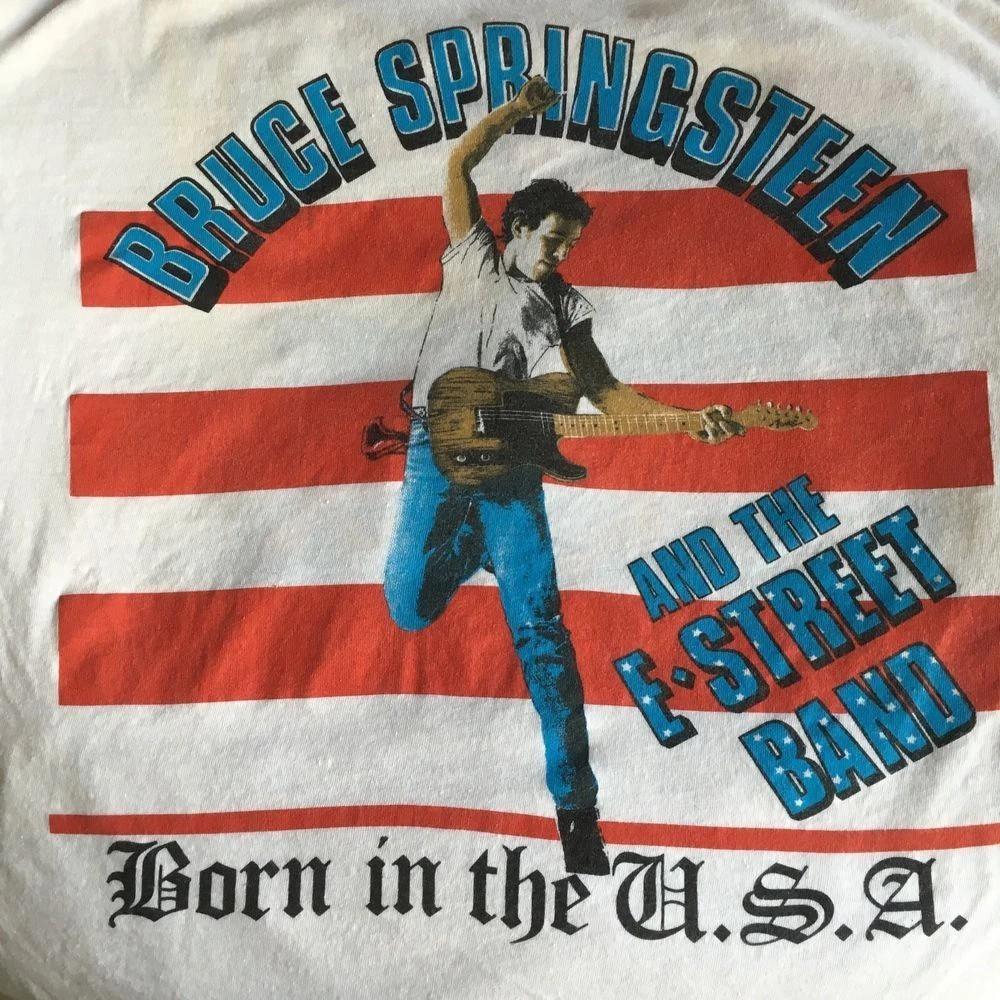 

Bruce Springsteen Reprint T-Shirt Full Size S to 4XL Vintage Style Tee Unisex T-Shirt XXXXL