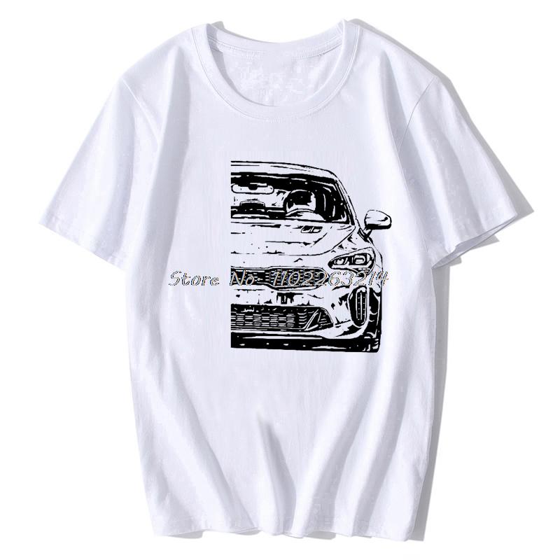 

Нова футболка Kia Stinger Меланжева Чоловіча Футболка з коротким рукавом Хіп-хоп Футболки Топи Унісекс Бавовняна Оверсайз Вуличний одяг L