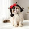 Decorative Cat Wig Funny Pet Costume Decorative Accessory Dog Wig  Daily Styling