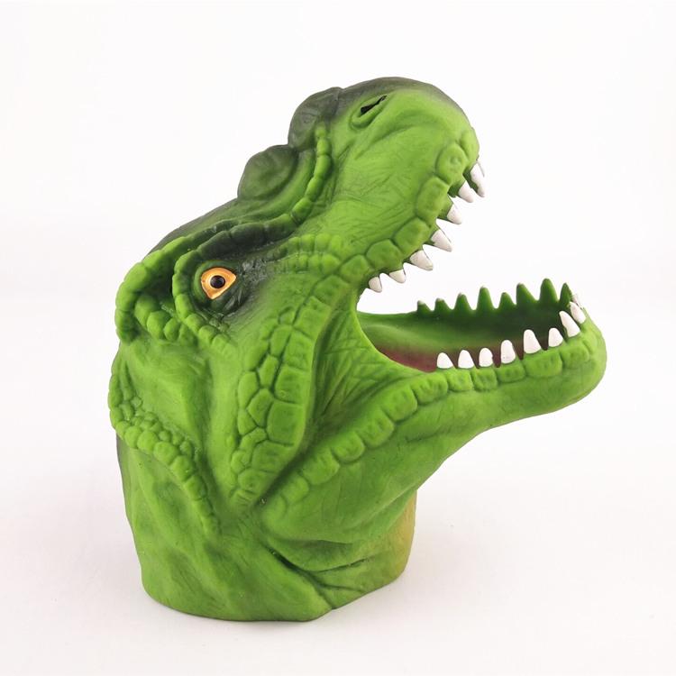 Simulation Tyrannosaurus Doll Role Playing Hand Doll Flexible Glue Dinosaur Doll Toy