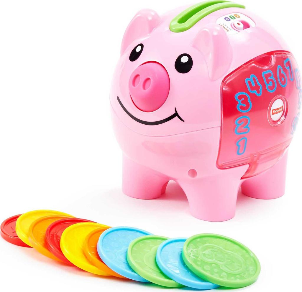 MATTEL Fisher Price Laugh and Learn Smart Stages Piggy Bank by Laugh and Learn