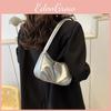 2023 New Style Casual Commuter Shoulder Bag Fashionable Street Trendy Pu Handbag For Women