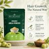 Organic Amla Powder for Eating Hair Growth India Organic USDA Certified Gooseberry Superfood Skin Glow Immunity Drink 190g X Pack of 2