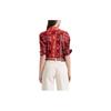 Polo Ralph Lauren SS23 Patterned Long Sleeve Shirt Women Shirts Red 200909237-001