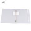 6pcs Colorful Plastic Binder Folders A4 Clear Punched Pockets Snap Closure 11 Holes Label Loose-Leaf School