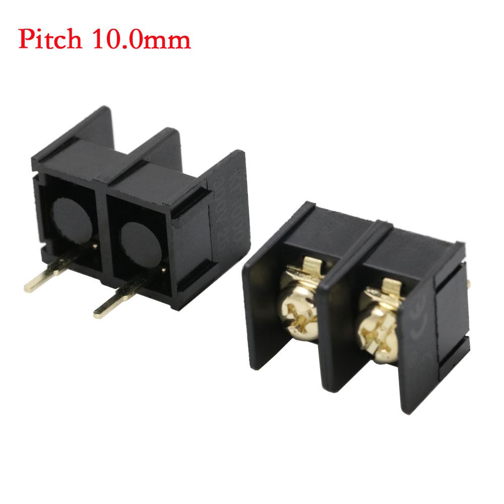 7.62mm 8.5mm 10.0mm Pitch KF7.62 KF8500 KF1000 2in 3in 4Pin Screw Terminal Block Connector PCB Terminal Block Connectors