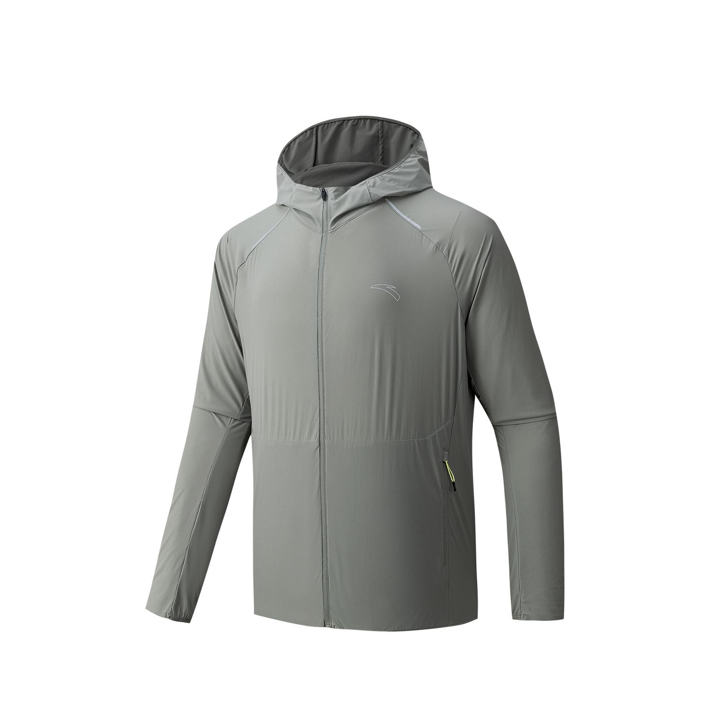 Anta Racing Running Series Ice Skin Protection Woven Sports Top Summer 2026 Men tops Foggy-Gray 152625604-1 S