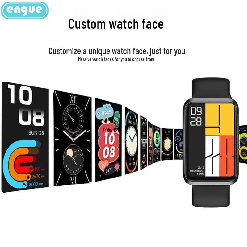 Engue EG-T1 Smartwatch with Health Monitoring & Bluetooth Calling (CN version)