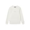Fila Logo Pattern Round Neck Casual Pullover Sweatshirt Men Sweatshirt Cloud-Mushroom-White F11M348222F-WT
