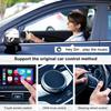 Wireless Carplay Adapter for Apple, Wireless Carplay Dongle for Wireless Control 5GHz Automatic Connection, Car Play Dongle Plug & Play for OEM Car