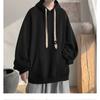 Big Drawstring Hooded Sweatshirt Autumn Loose Casual Versatile Top Trendy Brand Ins Hong Kong Style Pullover