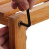 SONGMICS BCB33Y Bamboo Shelving Unit for the Bathroom/Kitchen/Shoe Rack, 60 x 26 x 66 cm Ideal for the bathroom, living room, hallway