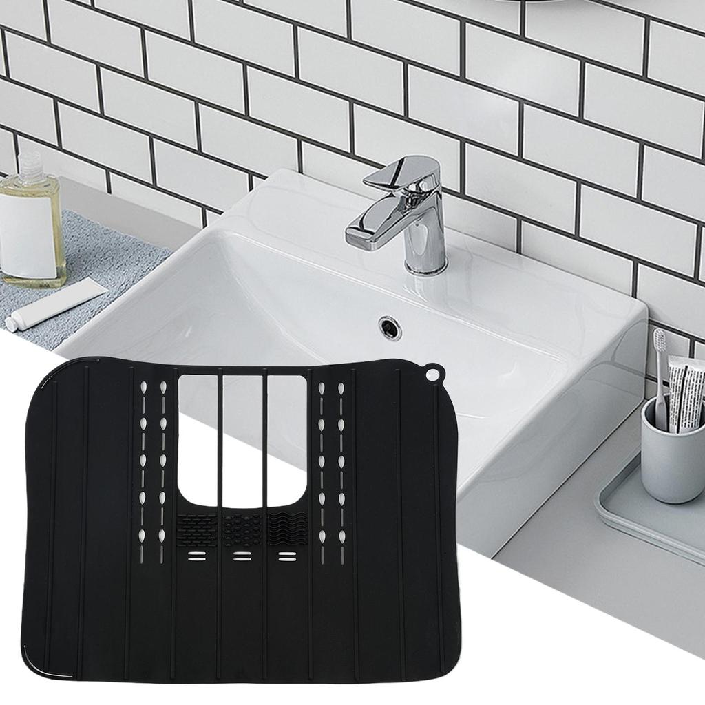 Foldable Sink Cover Hot Tools Organizer Space Saver Tool Holder For Room Vanity Workstation Counter Salon Small Bathroom