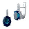 London Blue Topaz Silver Earrings 2.413ct (2041238)