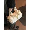 High-End Design Sense Niche Roundness Bag  New Female Chains Crossbody Pack Popular Sweet Cool Boston Handbag PU Leather