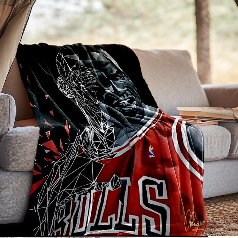 Michael Basketball Artwork Blanket Lightweight Ideal Bedding Blanket Perfect for Travel, Camping, Living Rooms, Offices, Sofas, Fan Christmas Gift