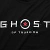 Ghost of Tsushima Logo & Family Crest T-Shirt [Samurai Design, Black, Medium] GGL001-BKM