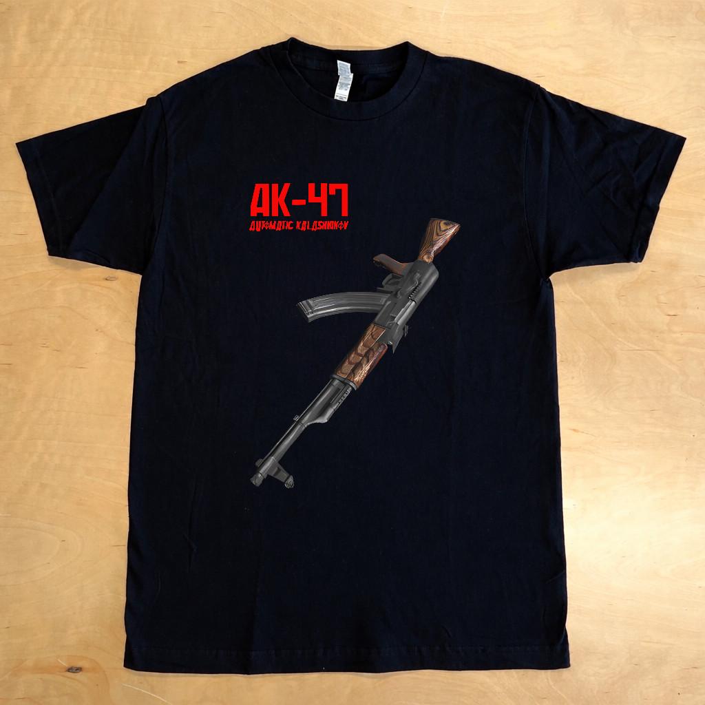 "AK-47 Inspired Tee Shirt Made In USA, Sizes S To 4xl"