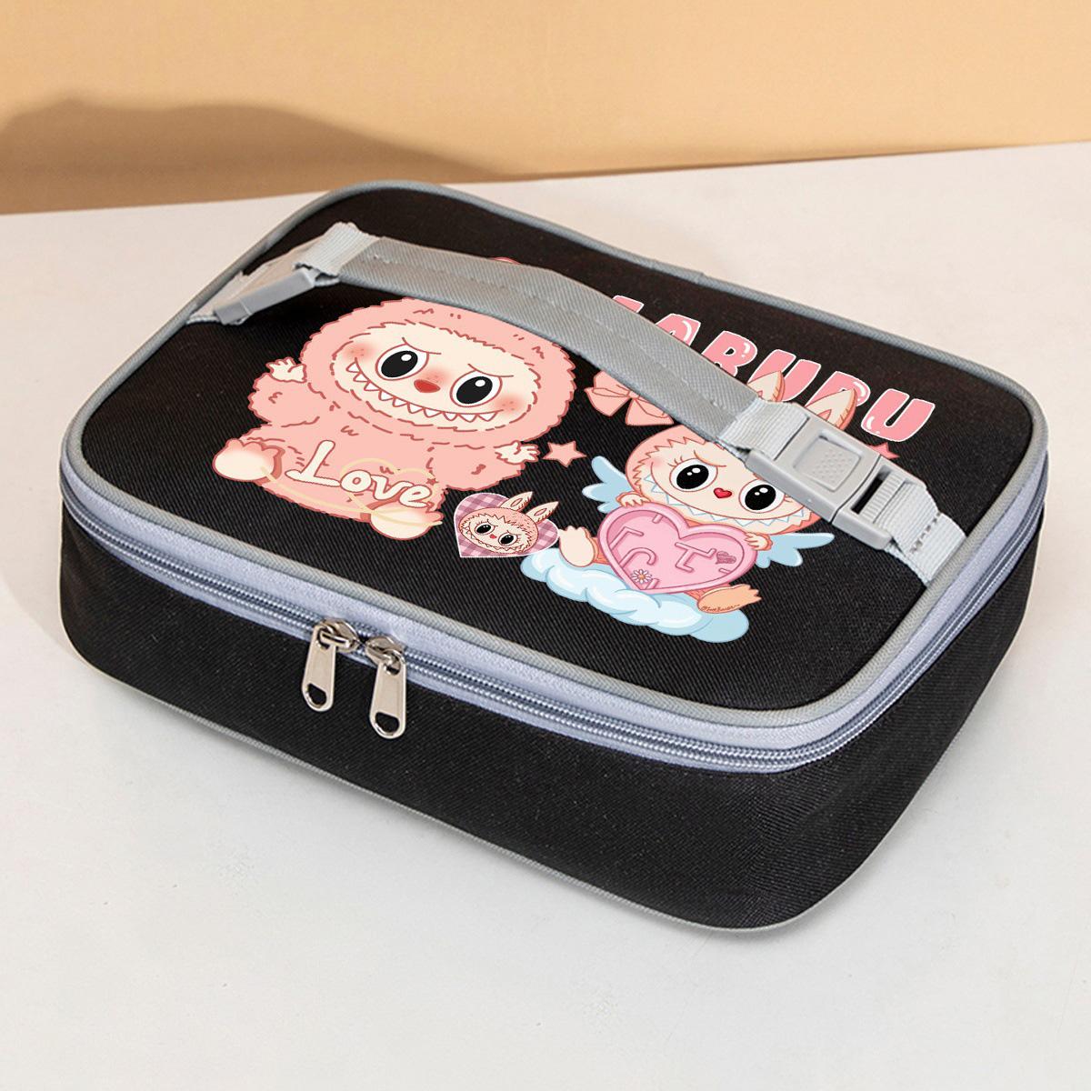 

Сумка-бенто labubu — это милая студенческая сумка для ланча. Вы можете носить на работу термосумку большой вместимости с утолщенной изоляцией