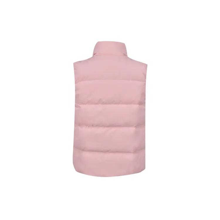 New Balance Down Vests Women's Pink Stand Collar Moderate Other (Unisex) Down Vests NJA4E012 PKZ