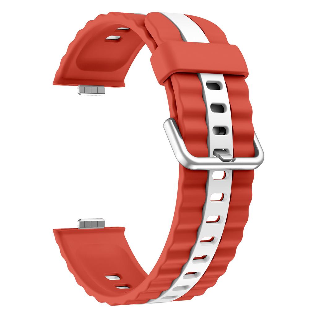 Sportovní silikonový řemínek pro Huawei Watch Fit 4 Pro Dvoubarevný pásek Prodyšný náramek Correa Pro Huawei Fit3 Fit4 Pro Příslušenství