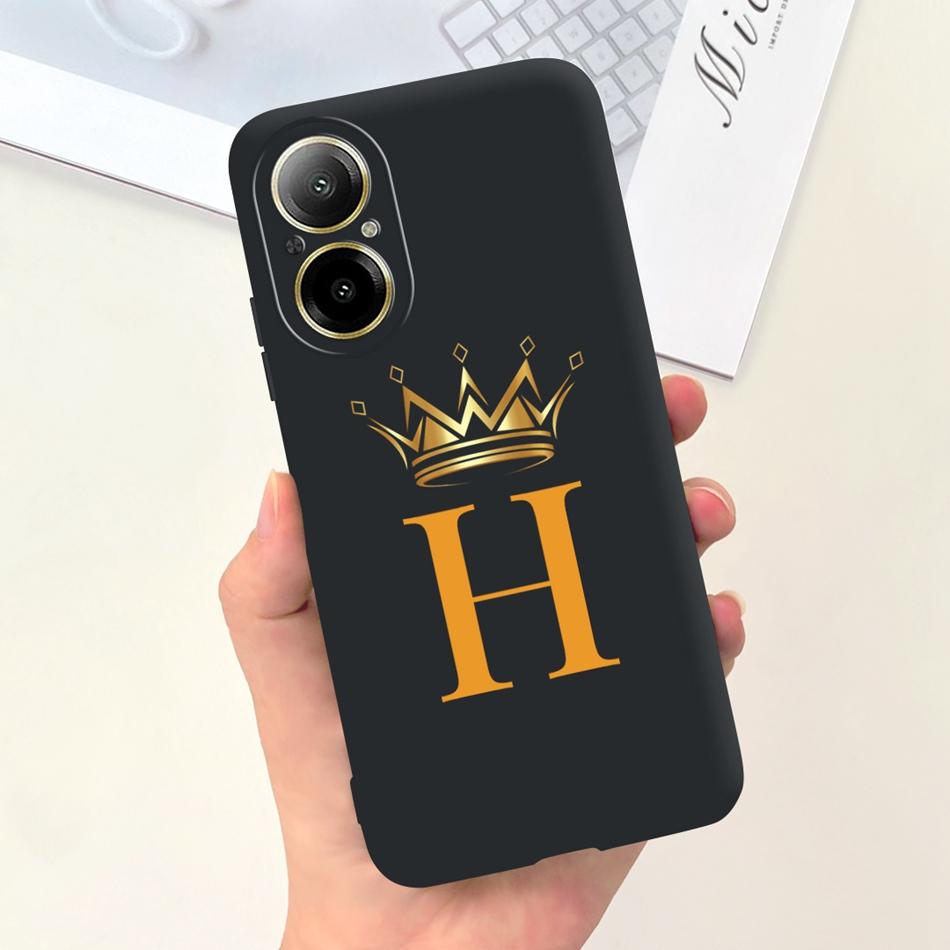 Fashion Letter Case For Realme C67 4G Soft Silicon TPU Protective Cover For RealmeC67 C 67 4G RMX3890 Phone Cases