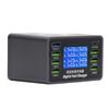 Digital USB Charger 50W 8 Port QC3.0 PD Fast Charging Multiple USB Charger Station 100?240V US Plug