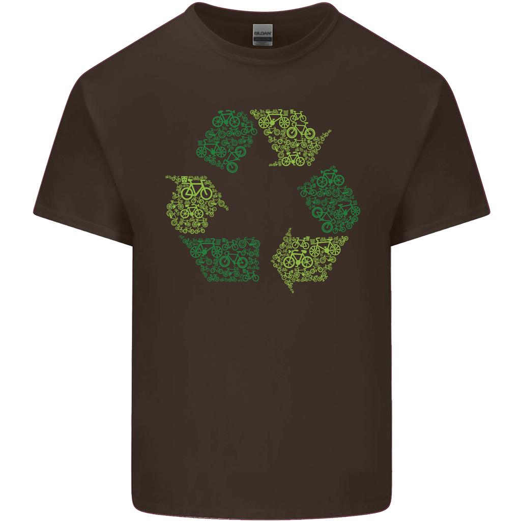 Recycle Bike Fun Cyclist Funny Unisexs Light Cotton TShirt