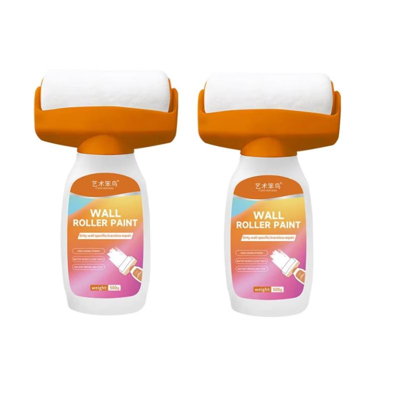 Waterborne Roller Paint White Wall Paint Repair Latex Paint Repair Decontamination Walls Self-brushing Paint Repair Walls Tools