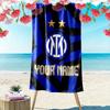 Custom Inter  Print Beach Towel, Large Soft Quick Dry Towel for Beach Camping Swimming