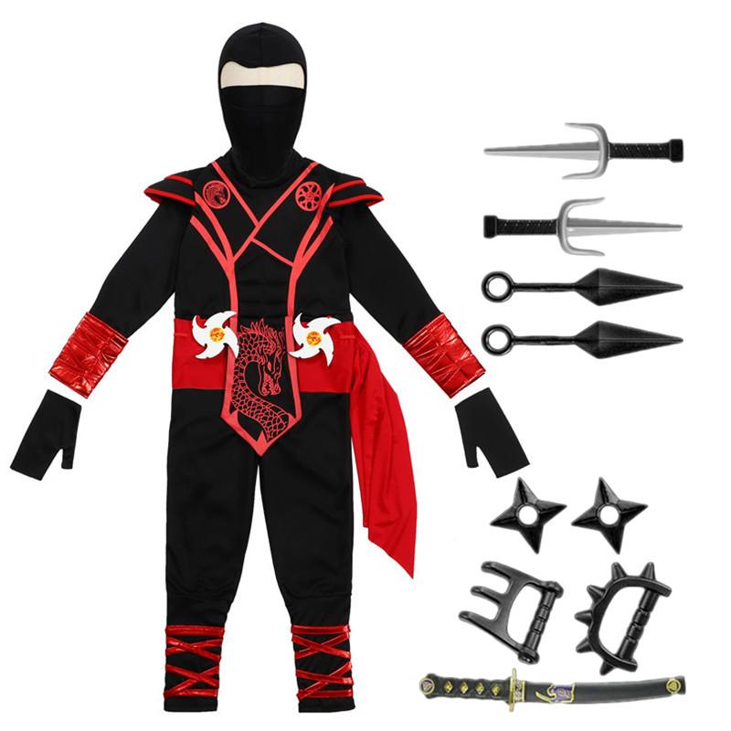 Children's Silver Dragon Costume Cartoon Masked Warrior Performance Outfit Halloween Anime Roleplay Holiday Party Costume