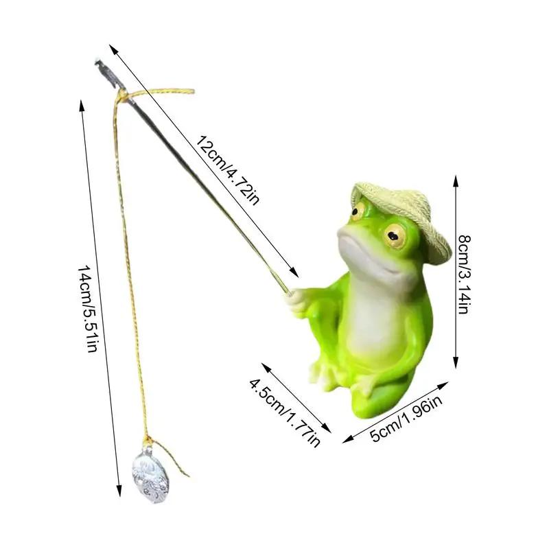 

Статуя Лягушки для Рыбалки, Садовая Скульптура Животного для Сада, Забавные Садовые Статуи для Ландшафтного Дизайна, Анималистические Фигурки, Украшения светло-зеленый