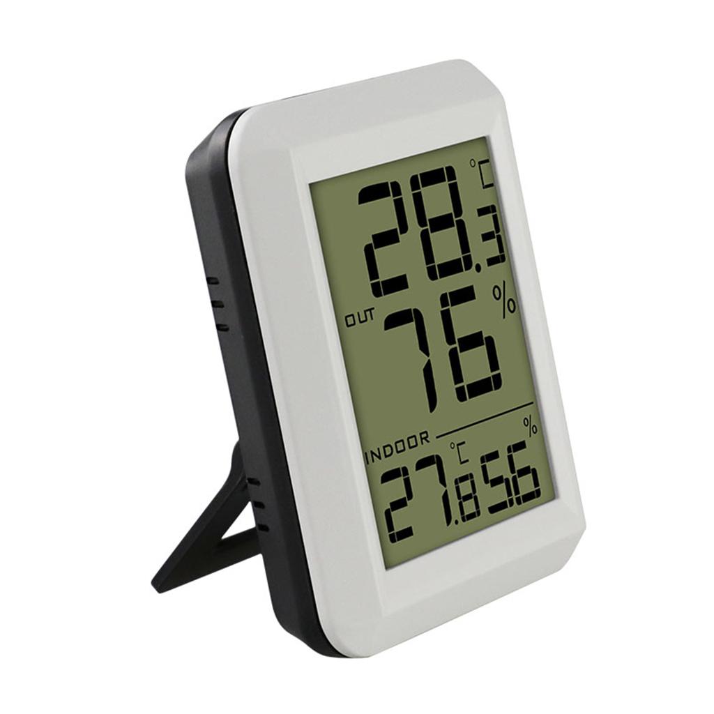 Desktop Wireless Thermometer LCD Display Indoor Outdoor Sensor Wall Temperature