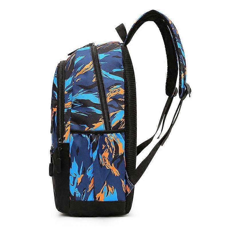 Three Piece Set of New Trendy Backpacks, Student Backpacks, Casual Camouflage Travel Backpacks, Large Capacity Computer Bags
