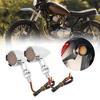 2Pcs Motorcycle Turn Signal Lamp Brake Light Vintage Grille Modification AccessoryWhite