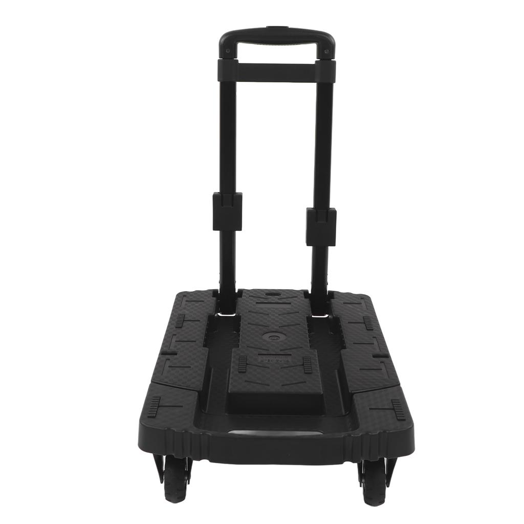 Folding Hand Truck 440lbs Heavy Duty Dolly Cart with 4 360 Degrees  Rotating Wheels for Airport Travel