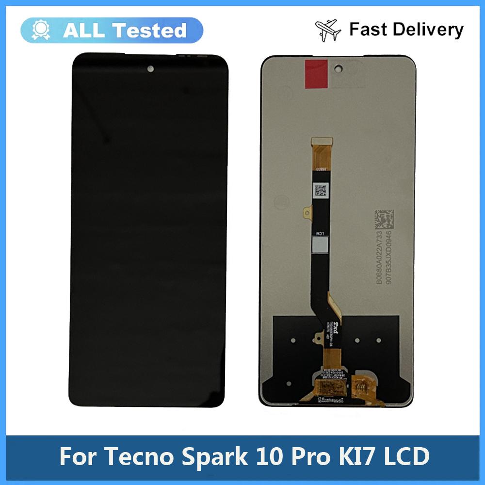 

LCD Screen and Digitizer Full Assembly For Tecno Spark 10 Pro KI7