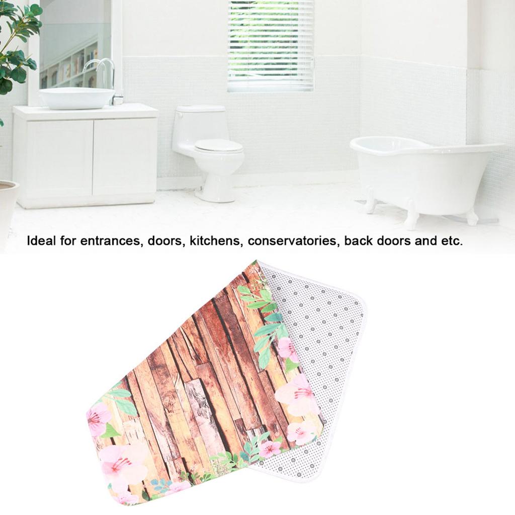 Non Slip Door Mat Water Absorption Rug Carpet Bath Pad Mat Bathroom Bedroom Decor #1