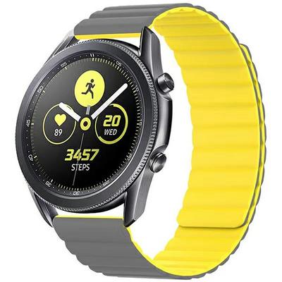 Pasek Do Watch Beline Magnetic Szaro-żółty