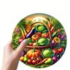Vibrant Retro Vegetable Metal Wall Art for Kitchen Decor