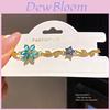 Floral Style Hand Chain 18k Gold Plated Zirconia Gift For Women