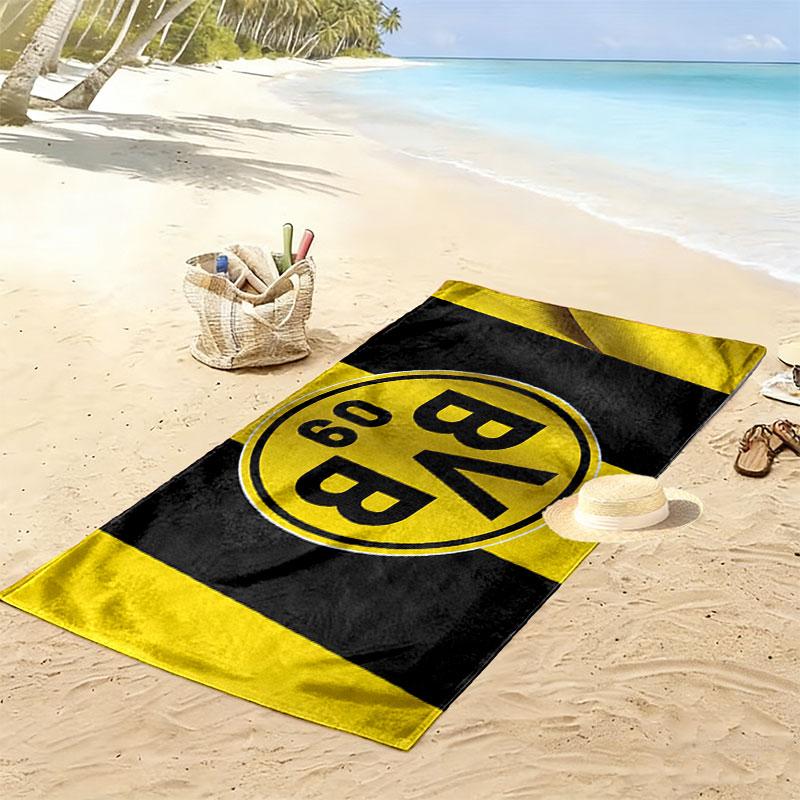 Dortmund Print Beach Towel, Large Soft Quick Dry Towel for Beach Camping Swimming
